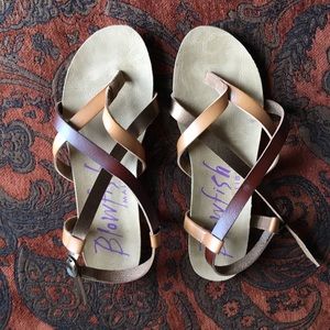 Rose Gold Blowfish Granola Sandal - Make an Offer!